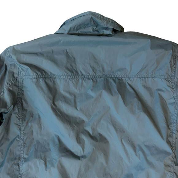Gilded Age NYC Men's Blue Soft Shell Nylon Full Zip Jacket Coat Size Large - Picture 8 of 11